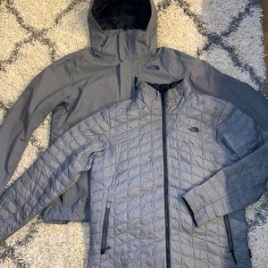 North Face Men’s 3-in-1 Triclimate XL Grey Jackets